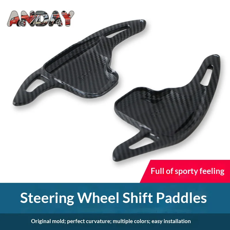 For BMW F25 2011-2017 E70 F15 2011-2018 i8 2014-2020 Car Steering Wheel Paddle Shifter Cover ABS Carbon Fiber Trim Accessories
