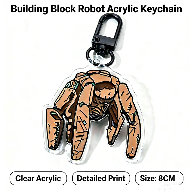 4 pieces of multi-select science fiction theme acrylic keychains, suitable for backpacks  The best gift for her and a great coll