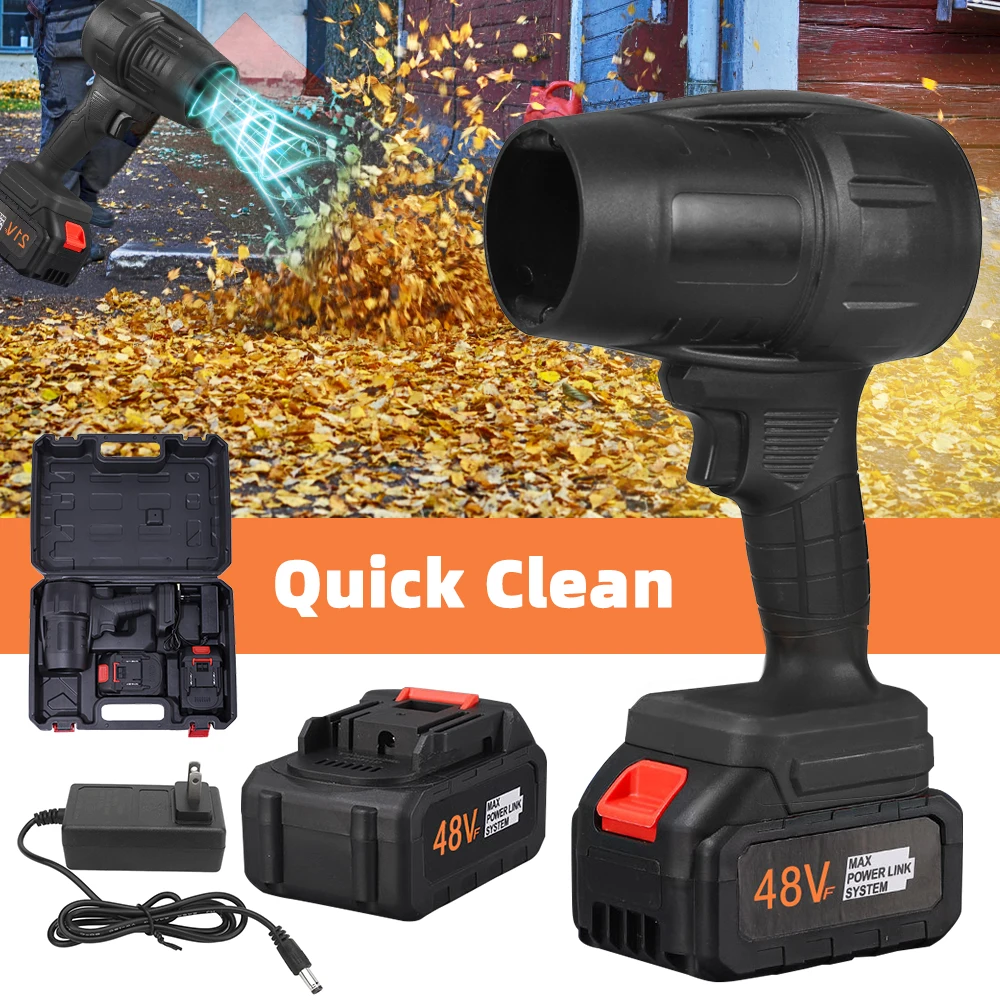 

Brushless Electric Turbo Blowers Jet Fan Handheld Snow Leaf Dust Air Blowing Tool Blower Dust Blowing for Makita Battery Pins