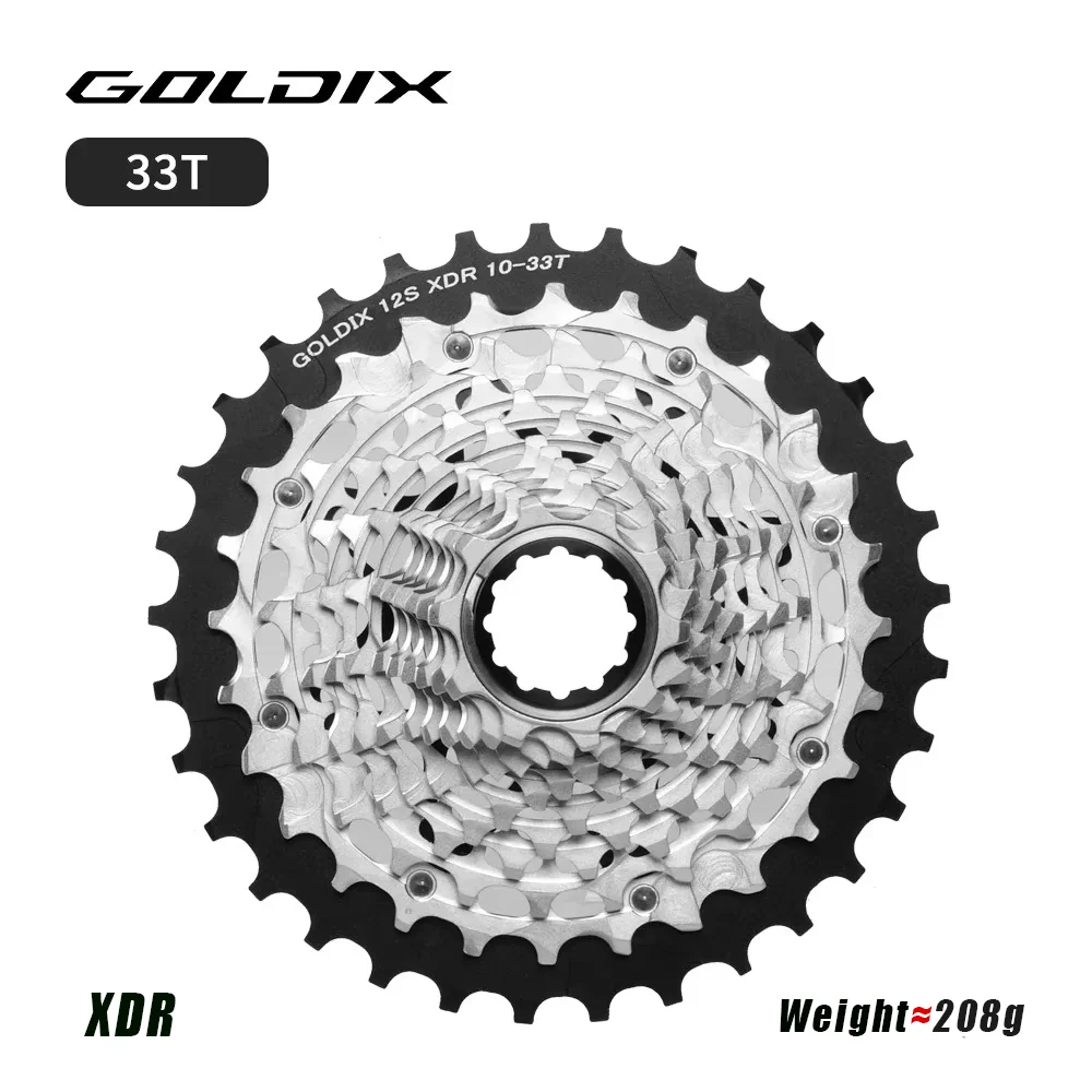 GOLDIX XDR 12 Speed Cassette 28T 33T 36T Ultralight K7 Cassette 12V for Sram XDR Electronic Shifting r9270 r8170 image 3