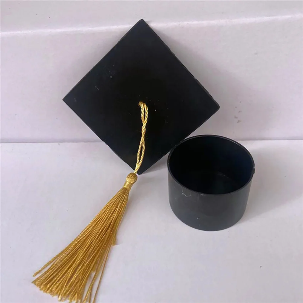 

Graduation Decorations Cap Candy Boxes Party Favors Gift Box Chocolate Goodie Hat Guest Wedding 2022 Celebration Supplies