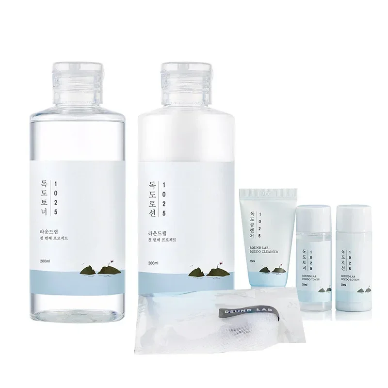 Original Korea Round Lab Toner Lotion Skin Care Set Soothing Moisturising Repairing Nourishing Face Care Oil Control Rare Beauty
