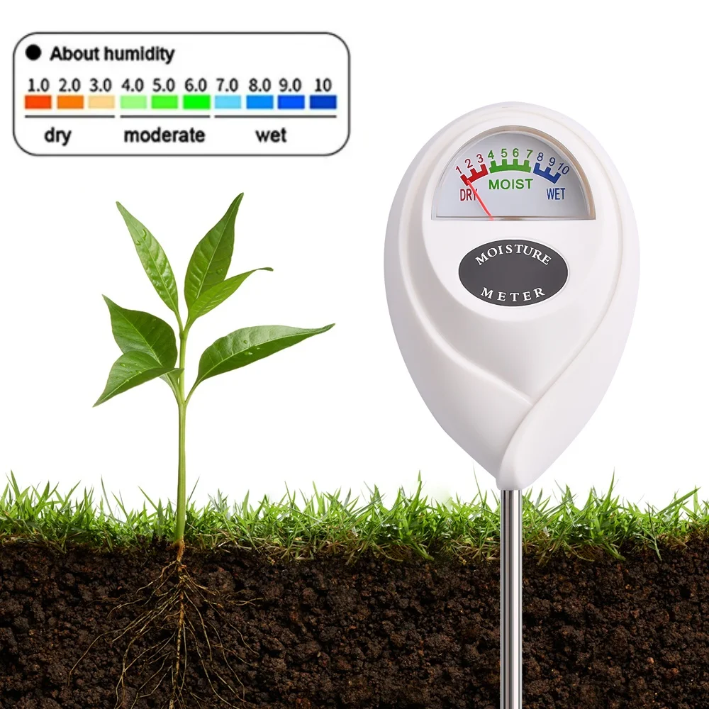 

Soil Moisture Meter Plant Watering Test Soil Humidity Monitor Detector Hygrometer Flower Testing Home Gardening Measuring Tools