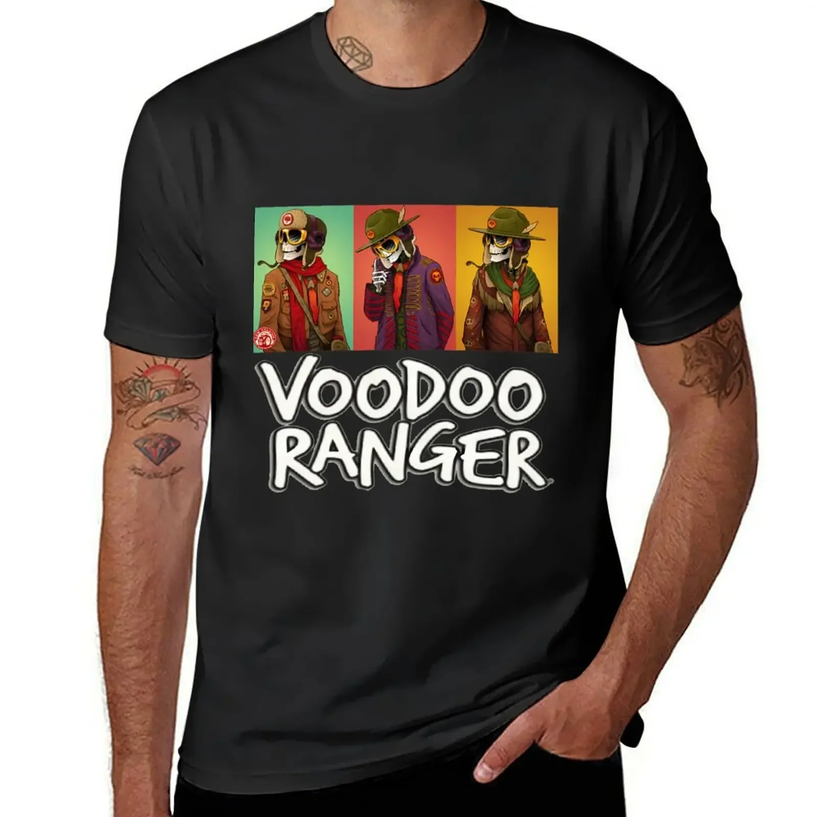

Voodoo Ranger T-Shirt aesthetic clothes cotton graphic tees man clothes Anime t-shirt mens cotton t shirts