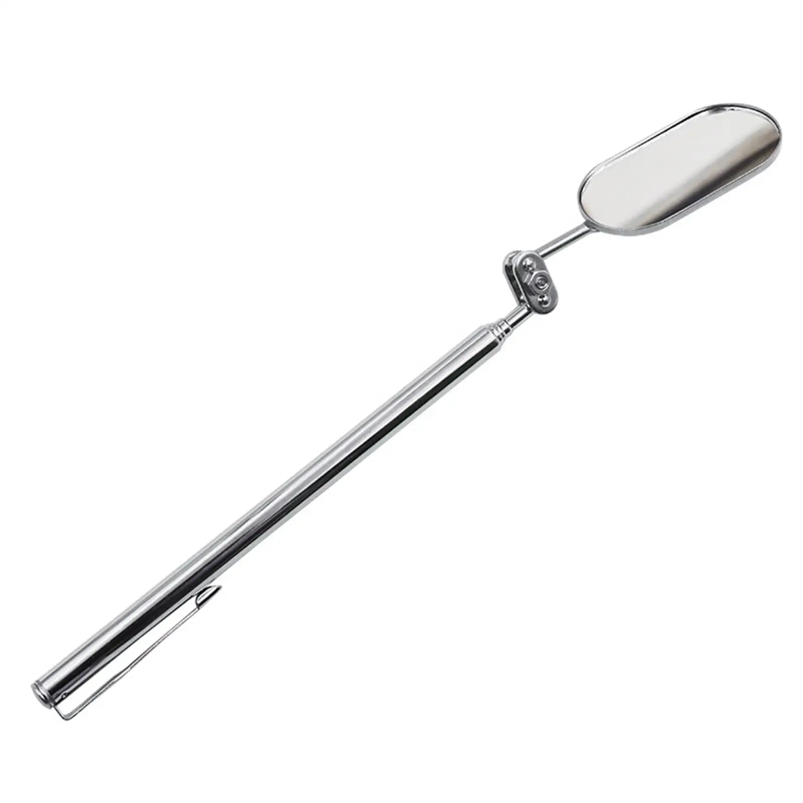 

Mechanics Mirror Long Inspection Mirror with Extended Handle Metal Observing