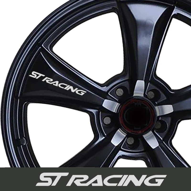 

Rims Decal for ST RACING Car Styling Sticker Auto Wheel Steel Ring