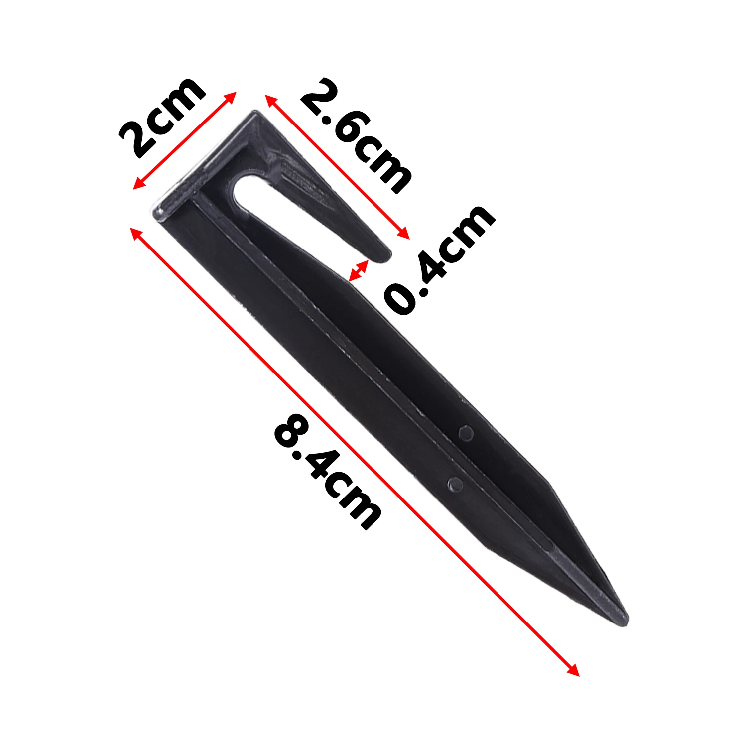 100Pcs Garden Lawn Mower Peg Boundary Nail Plastic Lawn Edging Stake Landscape Edging Spike Garden Netting Ground Stakes