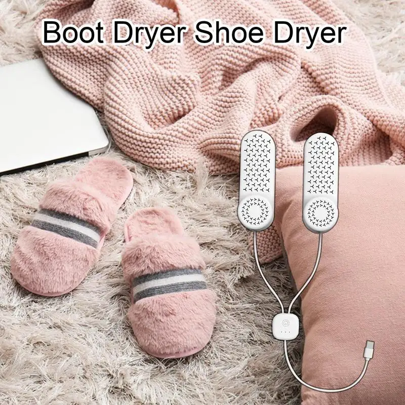 Shoes Dryer Machine Shoes Heater Ultra Quiet Shoe Dryer With Timing Settings & Thermostatic Control Portable Fireproof Dryer