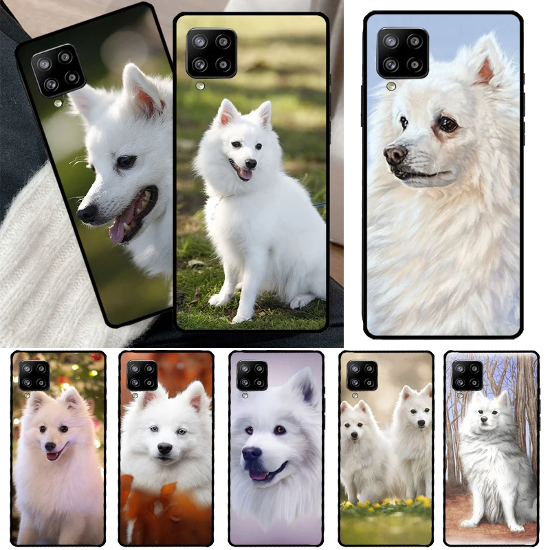 Caso japonês do cão do Spitz para a galáxia de Samsung, tampa para A54, A34, A14, A13, A51, A71, A33, A53, A73, A12, A22, A32, A52, A72, A52S