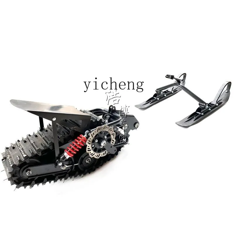 

TQH DIY modified snow two-wheel off-road motorcycle accessories rubber track wheels, sled boards, drive wheels