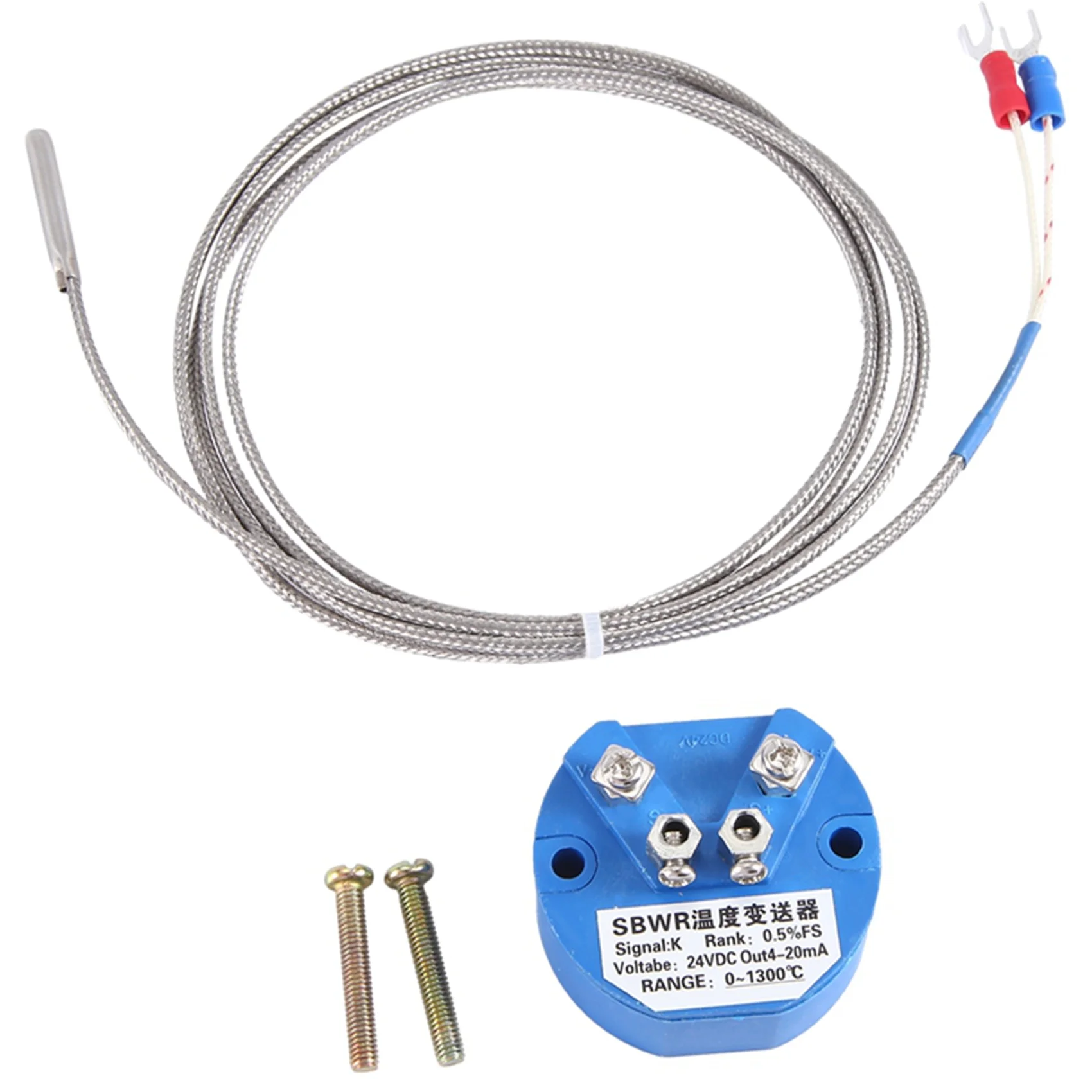 K Type Thermocouple Sensor Probe, Field Piece Meter HVAC Temperature Probe Components for SBWR, 24V DC