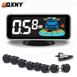 Parking Sensors Kit for Vehile 4 6 8 Parktronic Reversing Front and Rear Car Backup Radar Detector Backing Assistance Sound Aler
