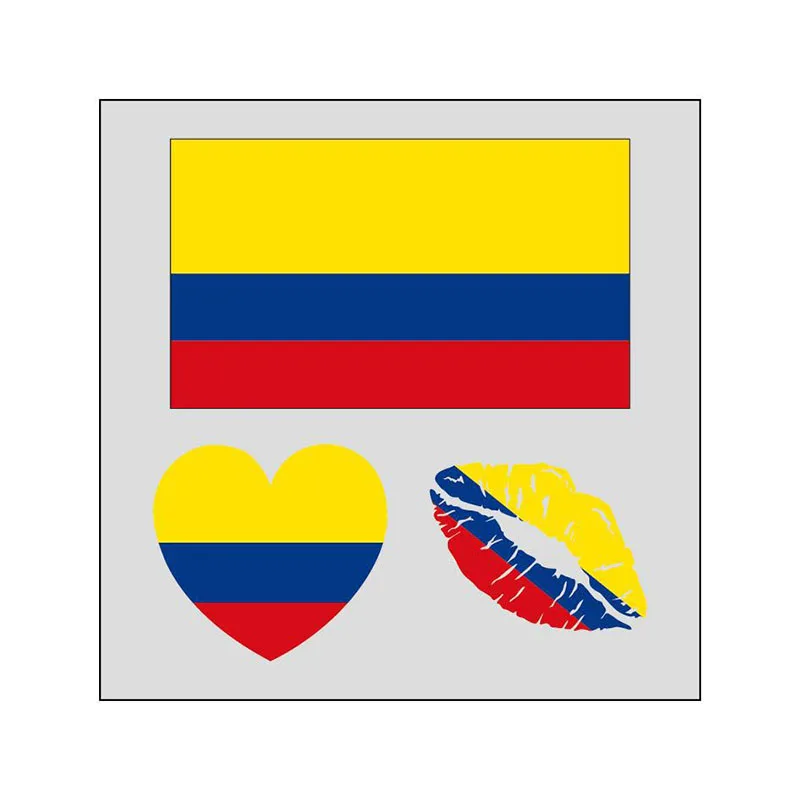 2026 Spain US Uruguay Flag Face Stickers for Women Men Football Fans Brazil Canada Mexico Water Transfer Decoration Sticker