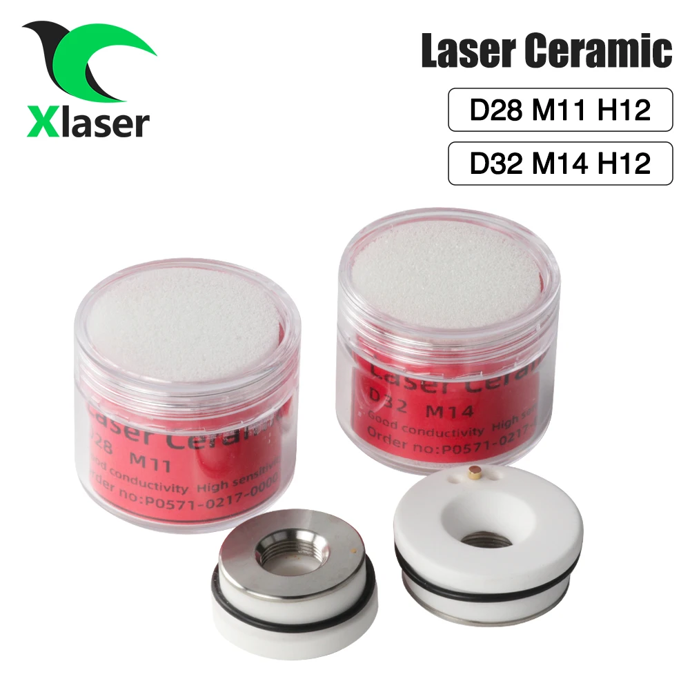 XLaser Fiber Laser Ceramic KT B2 CON D28/D32mm Nozzle Holder Parts For Precitec WSX Raytools Bodor Fiber Laser Cutting Head