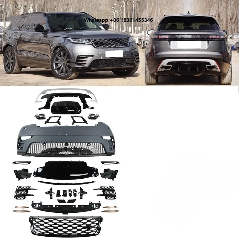 Front Bumper Rear bumper Assembly for Land Range Rover Velar modified Surround Body kit Car Accessories