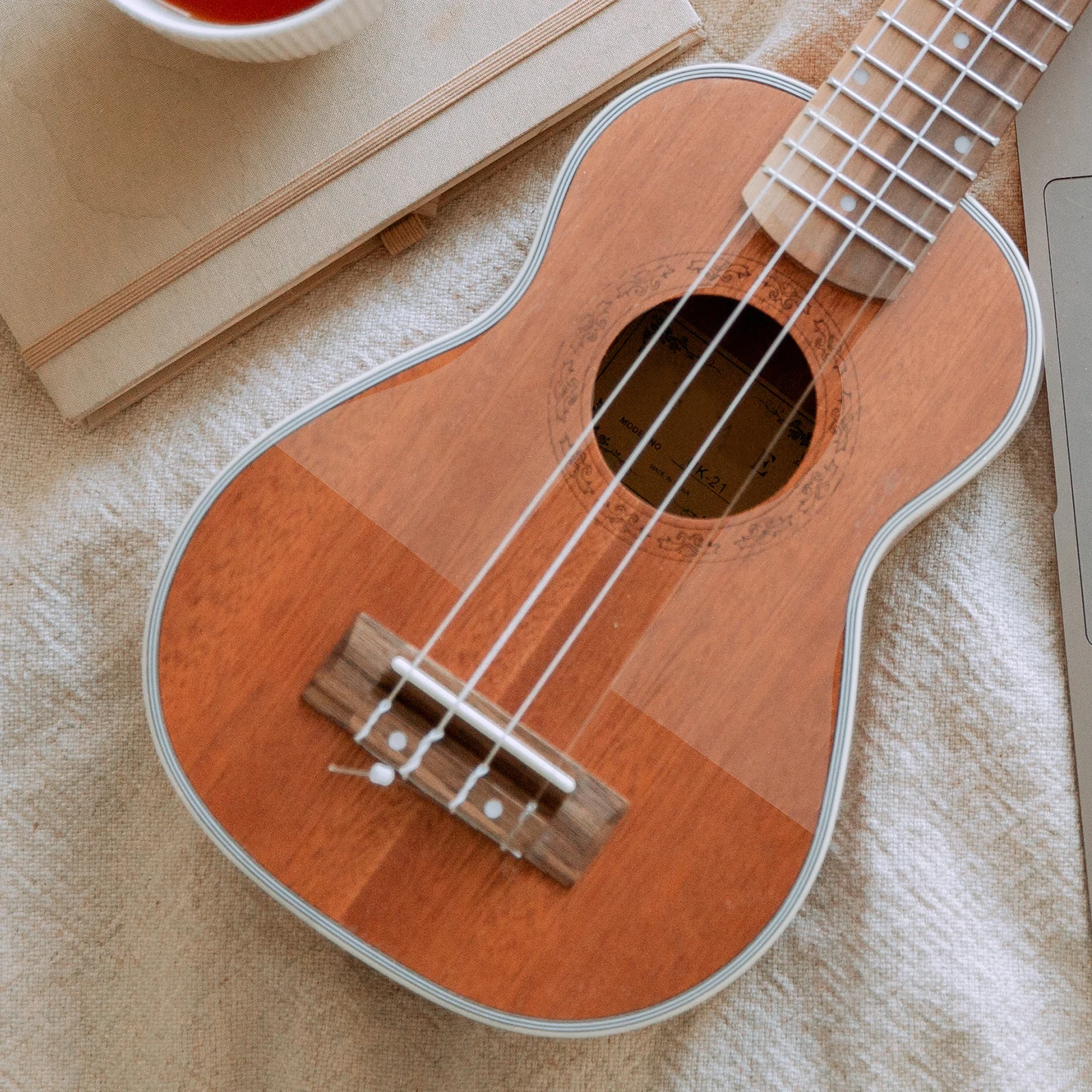 

Ukulele Transparent Scratch Resistant Cover No Glue Easy Install Smooth Surface Compatible With Acoustic Electric