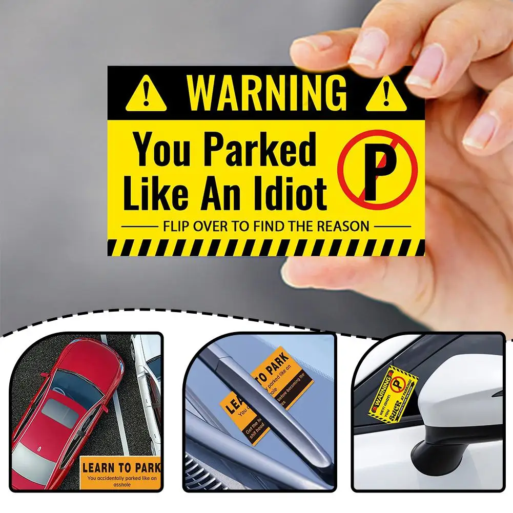 (Pack Of 50)Bad Parking Cards You Parked Like An Idiot Business Cards 3.54