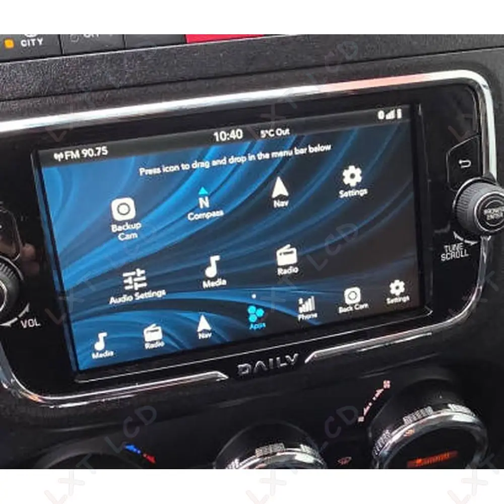 New 7inch Original For Iveco Daily 2020 Car GPS Navigation LCD Monitor