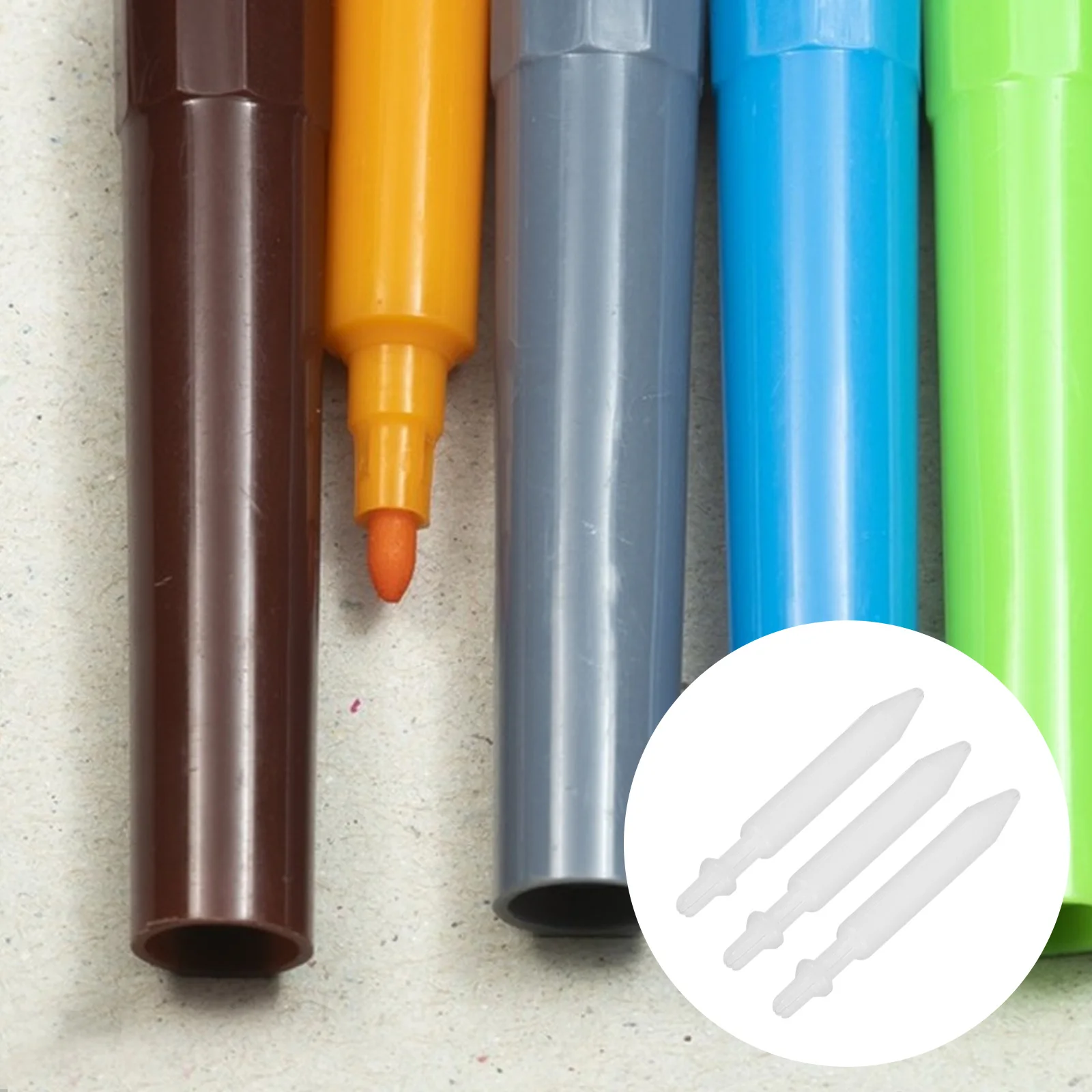 

20 Pcs Paint Pen Tip Office Supplies Writing Pens Nibs Tips Marker Markers Brush Replacement