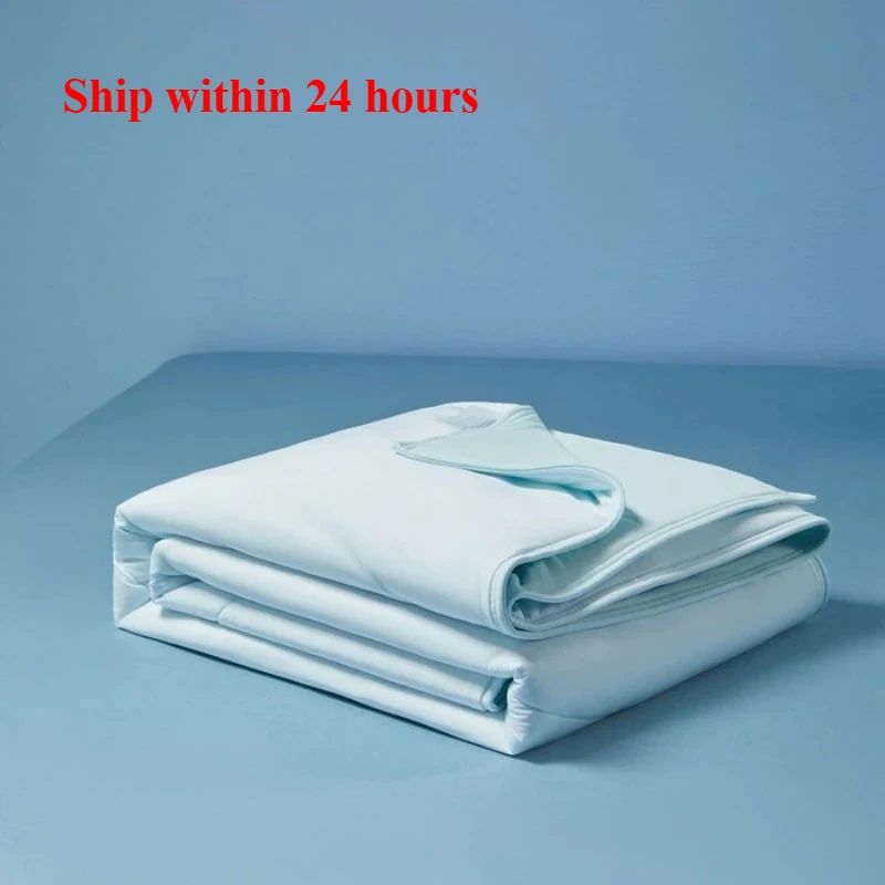 

2025 class A cooling ice silk air conditioner quilt Xia Liang quilt machine washable single double AB-sided knitted cotton