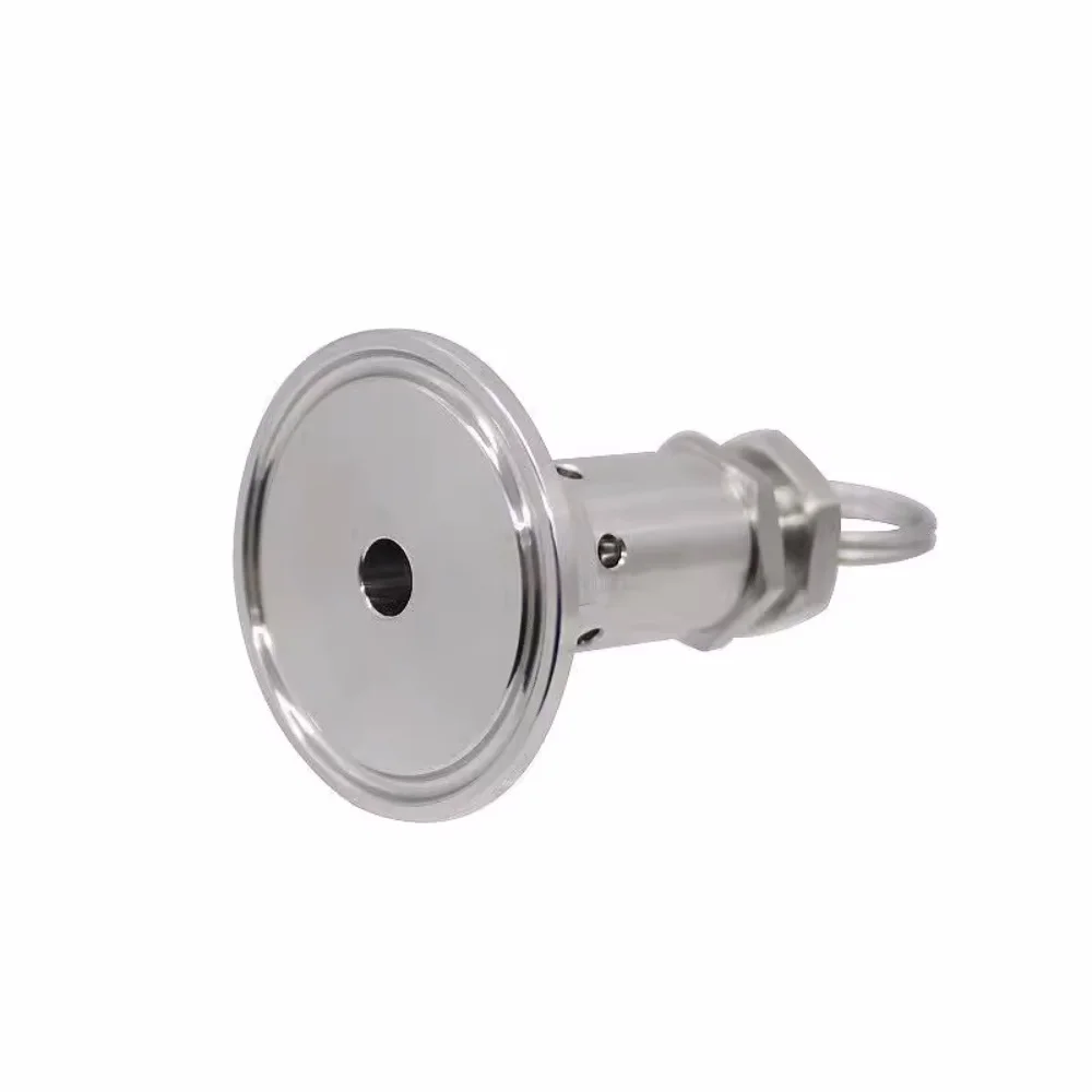 

Clamp OD64mm Exhaust Valve SS304 Fermentation Tank Manual Clamp Spring Automatic Pressure Relief Valve Safety Valve