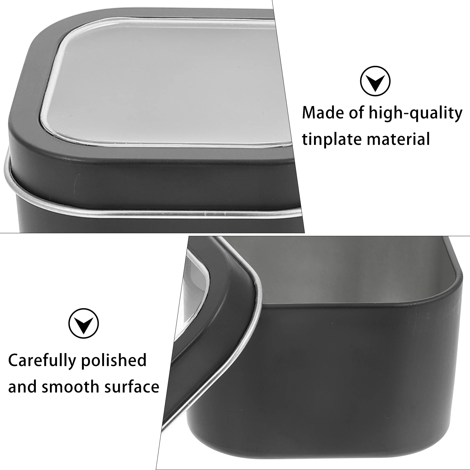 

2Pcs Metal Aroma Tin Container for Candles Tea Candies and Handmade Decorations Tin Jars