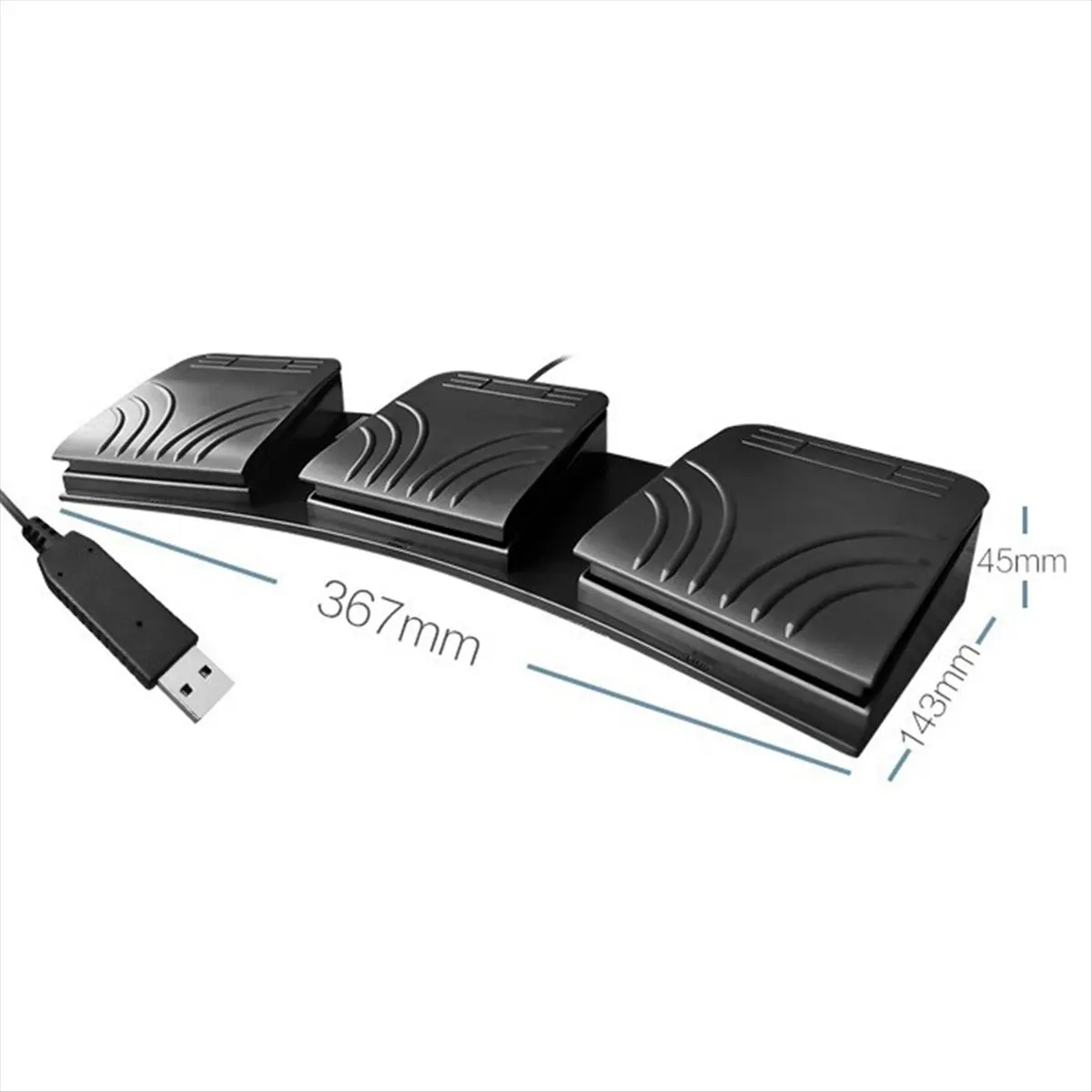 

High-quality PC accessories in Stock USB Foot Pedal PC Triple Foot Switch Keyboard Pedal for PC Keyboard