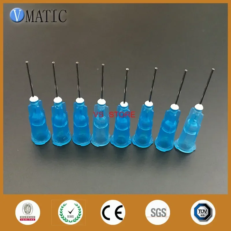 Free Shipping Non Sterilized 23G Dispensing Syringe Needle Tip Pinhead Glue Dispenser Needle Tip 1/2 Inch