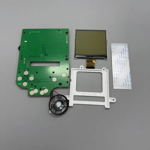 Pantalla de 2,5 pulgadas en escala de grises adecuada para Gameboy GB DMG LCD Fácil de instalar. No es necesario cortar abrir la cáscara.