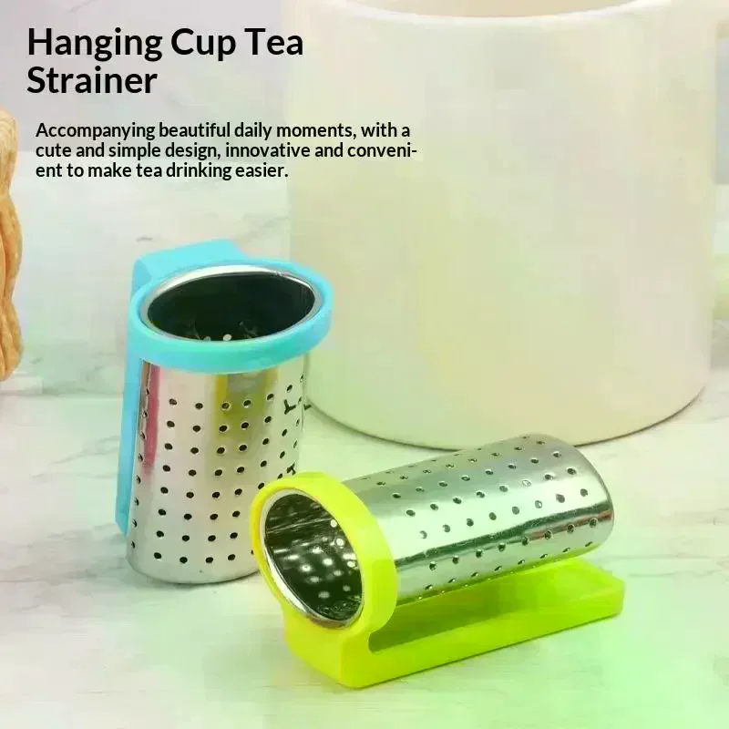 Creative Hanging Tea Infuser Cup Clip, Food Grade Stainless Steel Clip Tea Strainer Home Tea Set Accessories