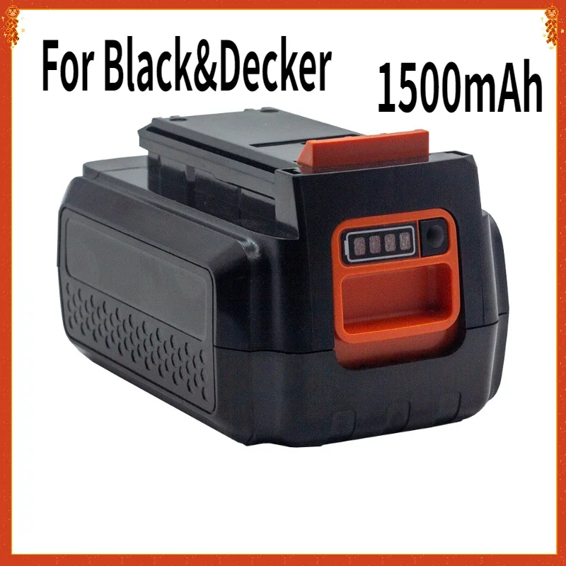 for Black&Decker 36v/40V 1500mAh Li-ion Rechargeable Power Tool Battery LBXR36 BL2036 LBX2040 LST136 LST420 BLA2040-30