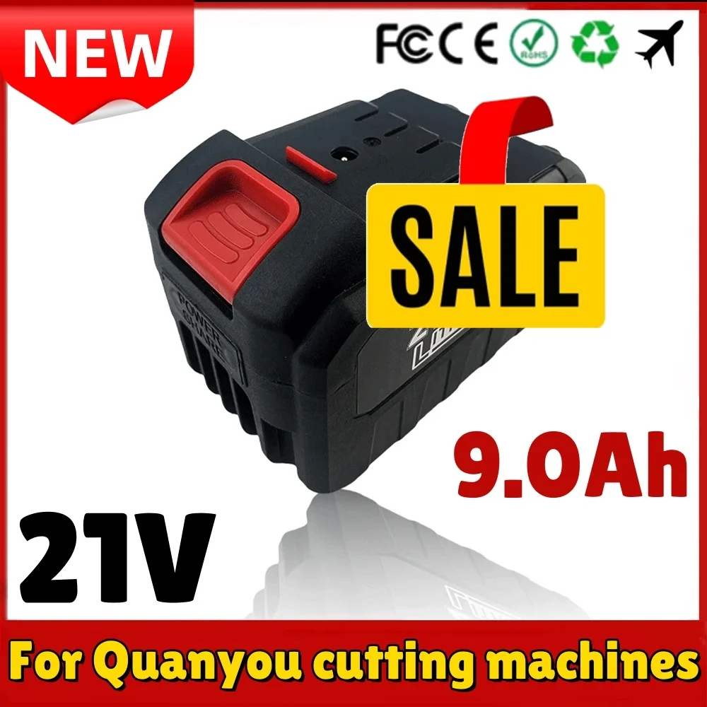 🏗️💎2026 New 21V 9000mAh Lithium-ion For QuanYou Distribution Drill Power Tool Battery Super Powerful Lithium Battery