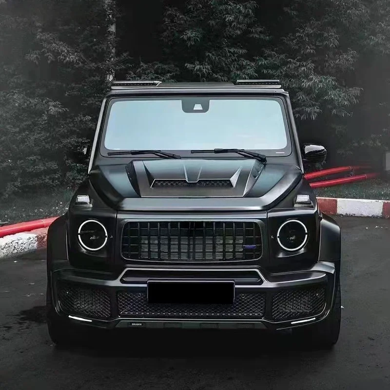 Perfect Fitment Real Dry Carbon Fiber Car Hood Suitable For Mercedes Benz G-Class W463 Carbon Fiber BS Engine Hood Car Cover