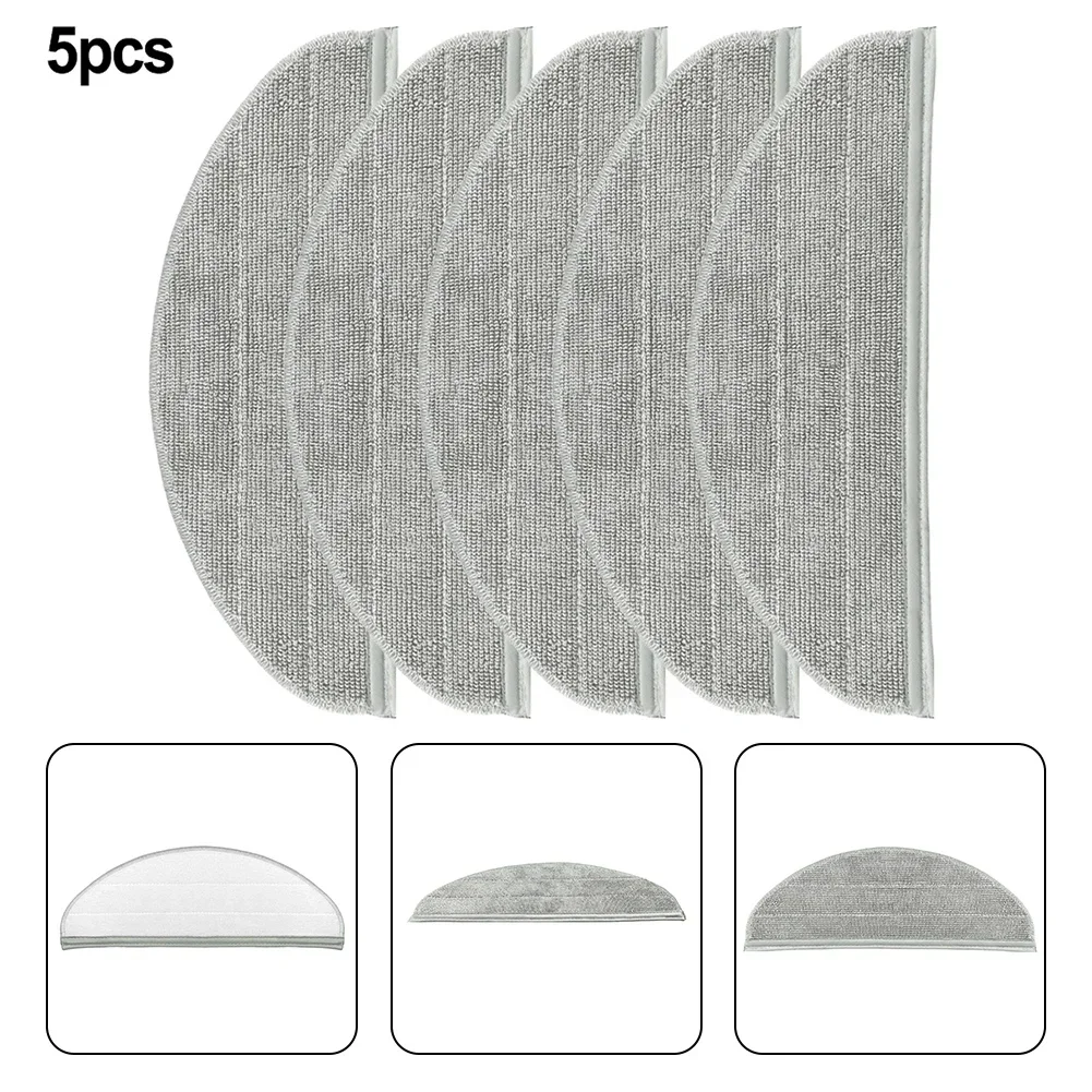 

5 Pack Mop Cloth For Xiaomi Mi Sweeping Robot Mop 2 Lite/ 2 Pro / MJSTL / MJST1SHW Microfiber Rag Spare Parts Reusable