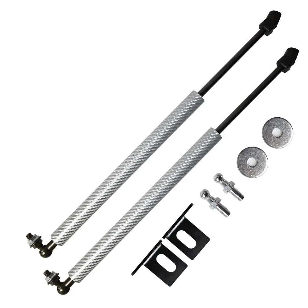 Front Hood Bonnet Gas Struts Lift Support for Toyota Corolla 2007- 2013 Absorber Shock Damper Carbon Fiber