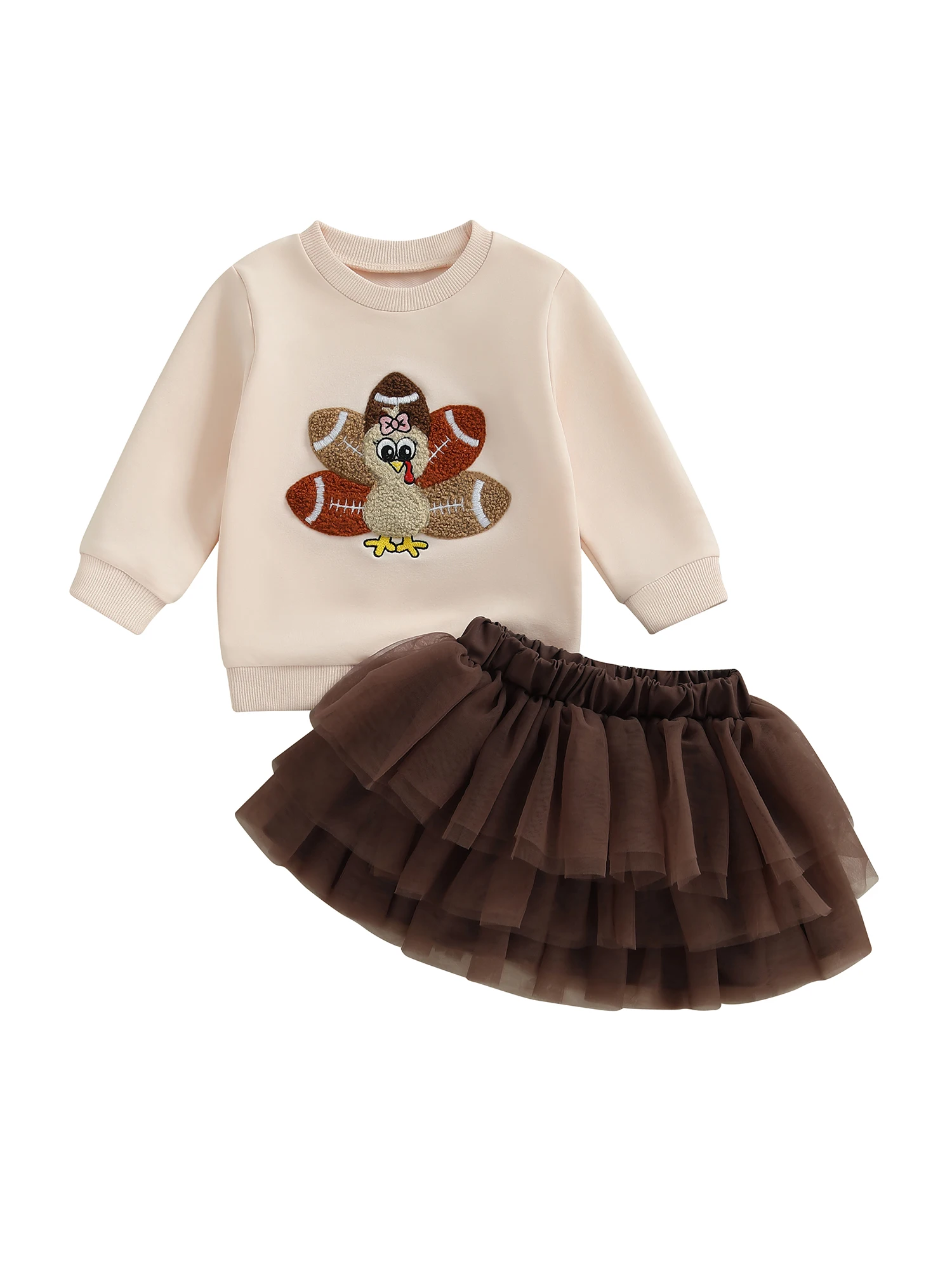 

Рождественский наряд для маленьких девочек, топ с длинными рукавами и принтом Санта-Клауса и красная юбка-пачка, комплект для рождественской вечеринки для малышей, наряд