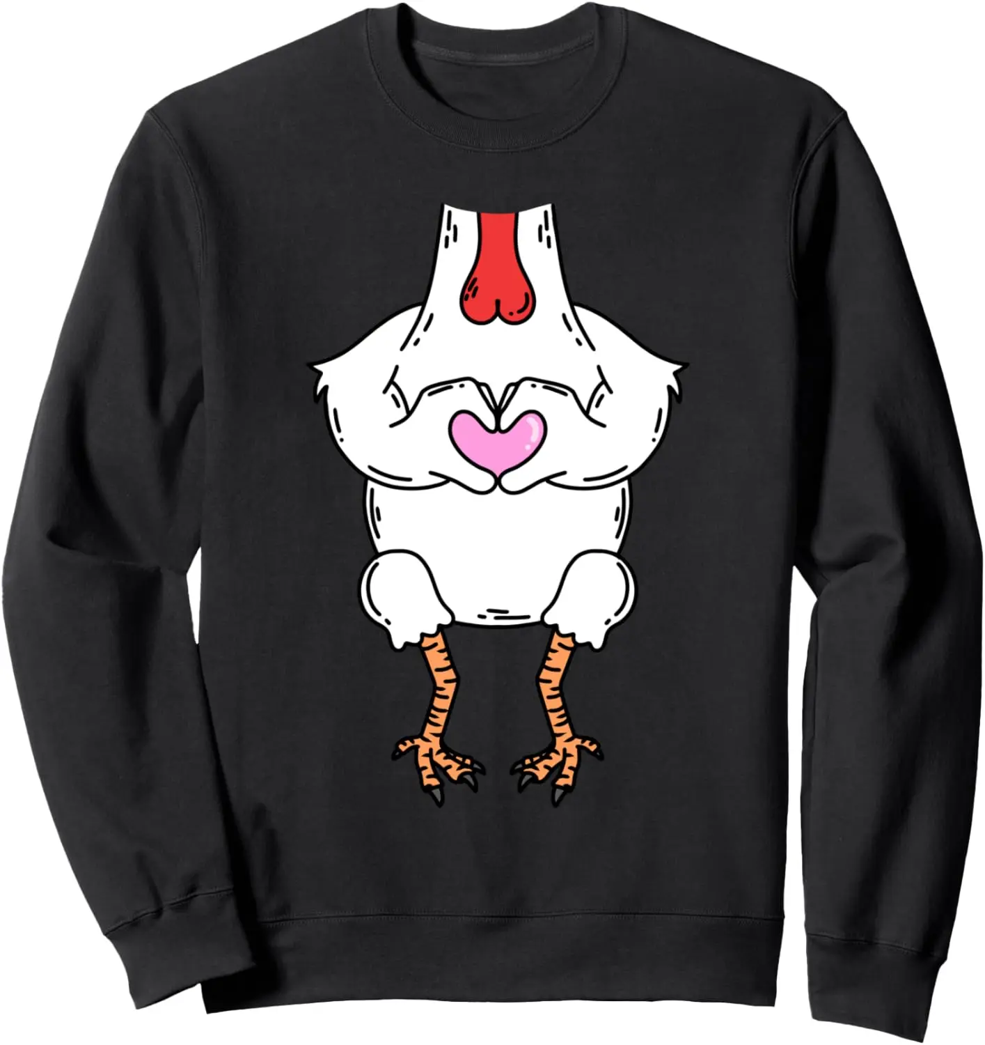 Headless Chicken Costume Halloween Sweatshirt