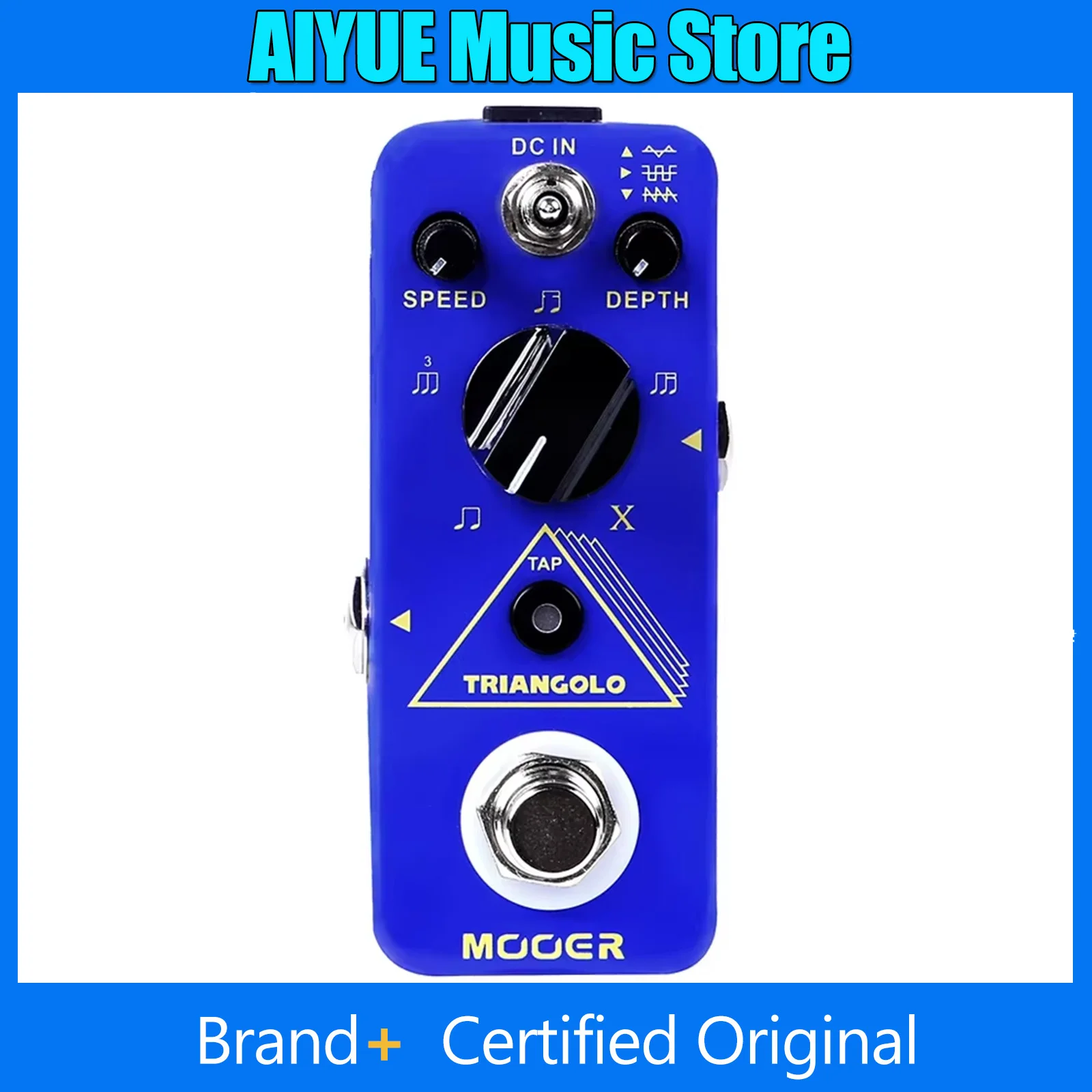 

MOOER Triangolo Electric Guitar Effect Pedal Digital Tremolo Effect Full Metal Shell True Bypass Pedal Electric Guitar Parts