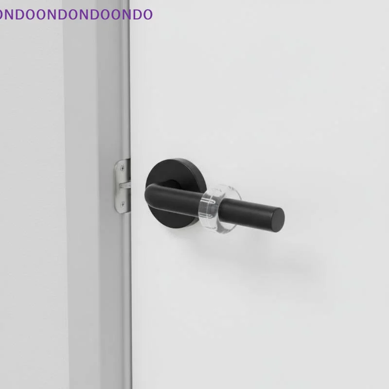 PVC Door Stopper Wall Protector Door Handle Transparent Bumper Anti Crash Cover Pads Doorknob Protected Shockproof O Rings