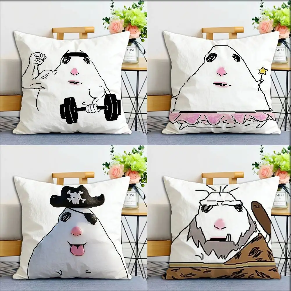 

Hamster Caveman World Various Sizes Square Pillow Case For Car Home Bedchamber Decor
