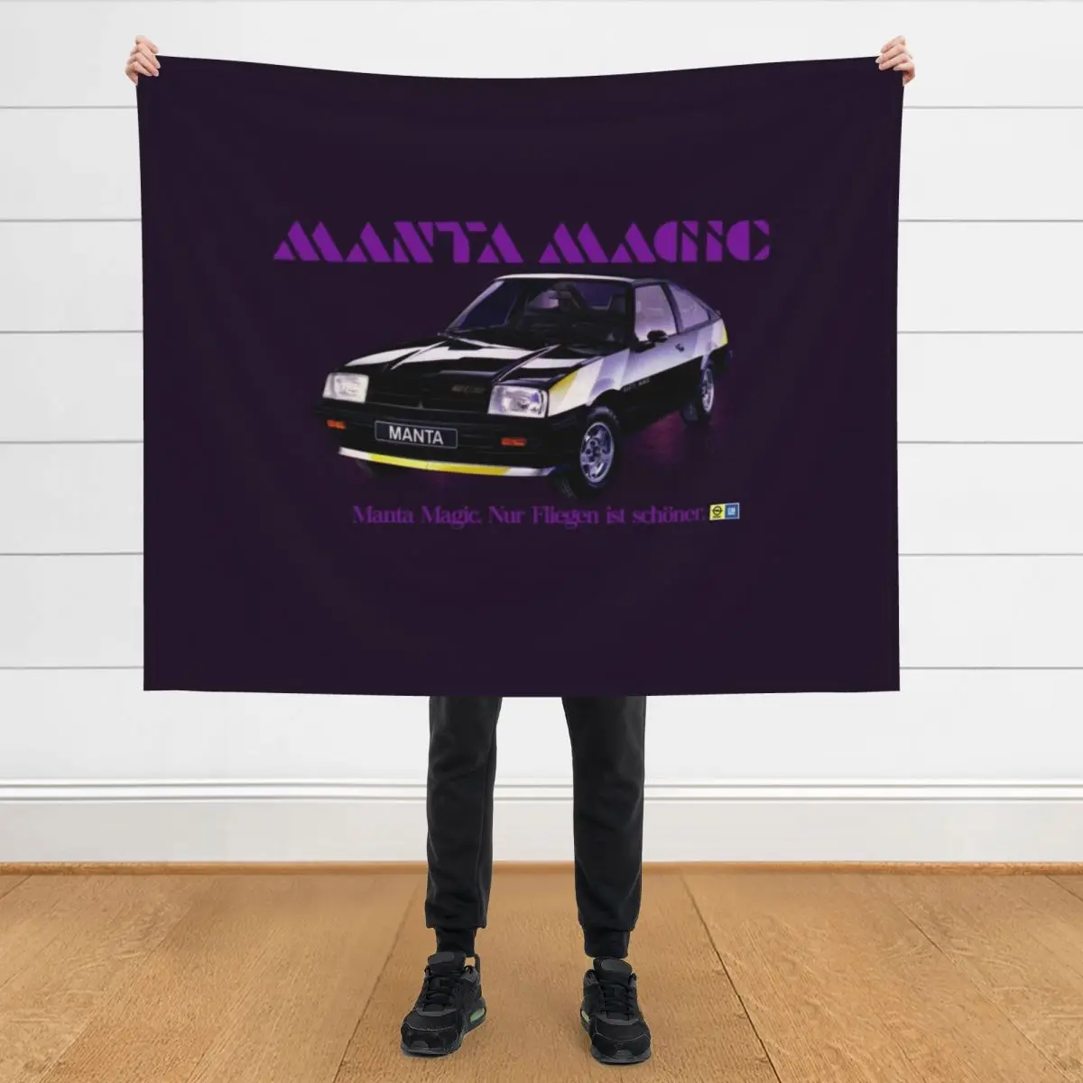 

MANTA Throw Blanket Picnic Plush Soft Plush Plaid Blankets