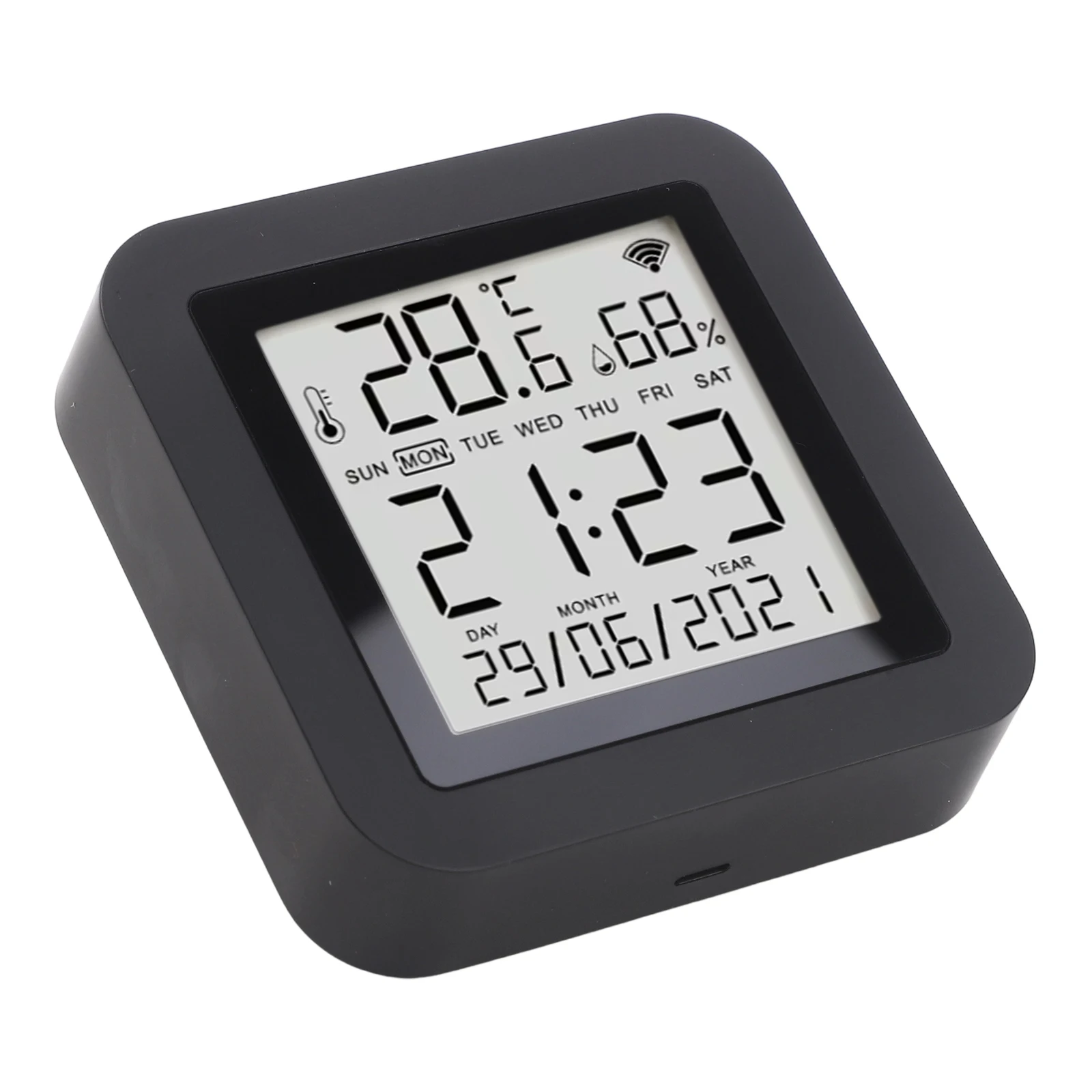 WiFi Connected Temperature and Humidity Sensor with Infrared Remote Control for Smart Home Control and Automation