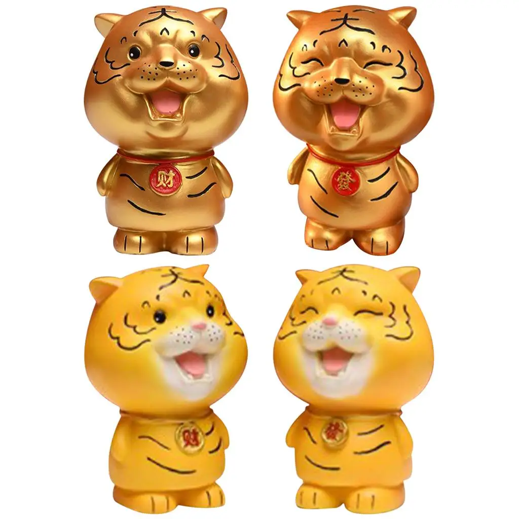 Miniature Figurine Ornament Sculpture for Wealth Blessing Office