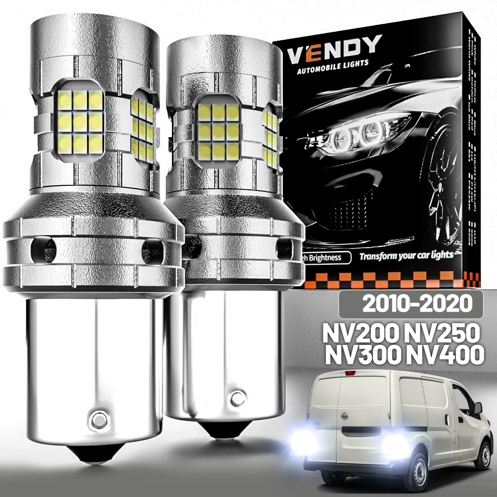 2 stücke LED Reverse Licht Für Nissan NV200 NV250 NV300 NV400 2010-2020 Backup Lampe 2011 2014 2015 2016 2017 2018 2019 Zubehör