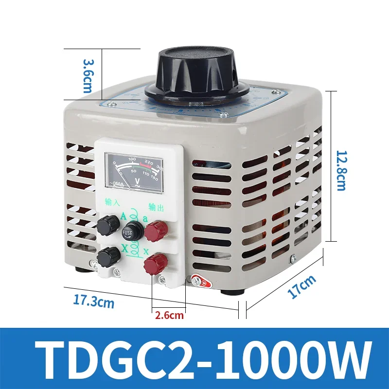 Voltage regulator 220V single-phase TDGC2-500W autotransformer pointer table 0-250V adjustable