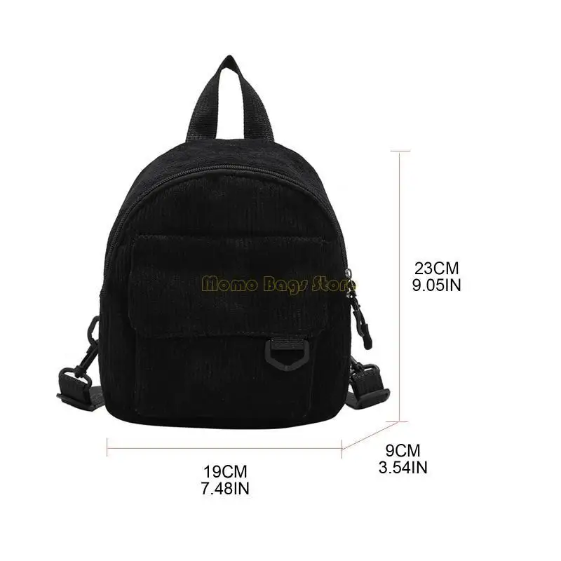 X90D Mode Rucksack Cord-Reisetasche All-Match Schoolbag für Reisen