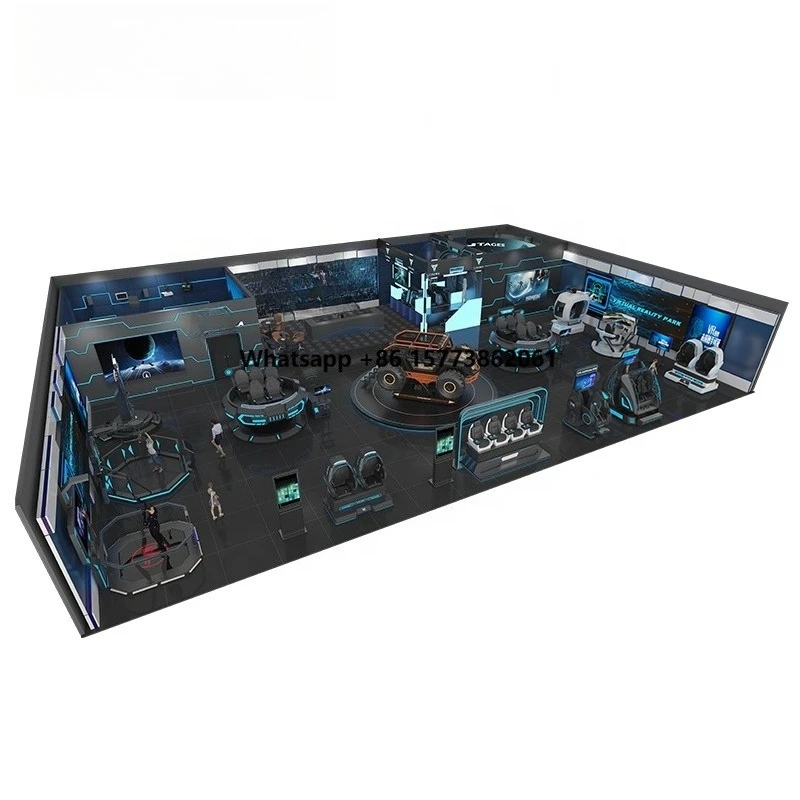 VR Theme Park Customized Factory Virtual Reality Adventure Amusement Park Arcade Games VR Game Machine 7D Roller Coaster