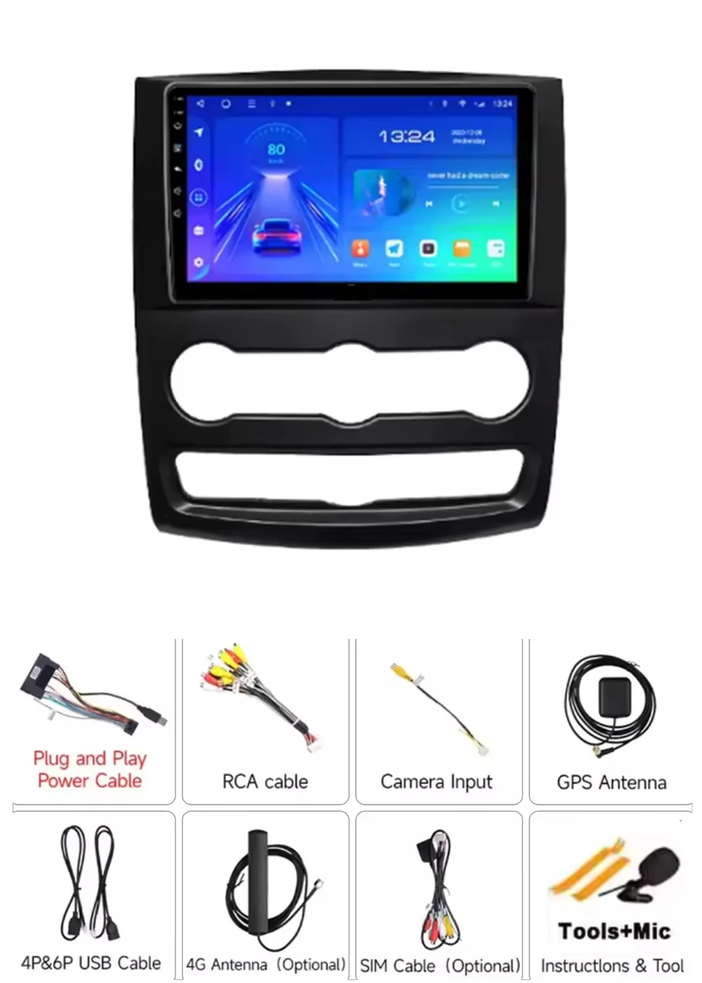 Android 16 For VW Crafter 10" For Mercedes Benz Sprinter CarPlay&Auto Car Radio Stereo GPS Navigation Multimedia Player Wireless view 6