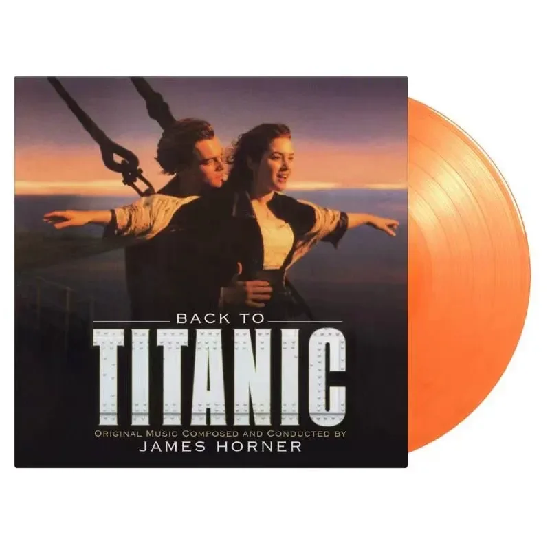 

Pretty Number Orange Glue Titanic Back To Titanic Vinyl 2LP with Number for Vinyl Records