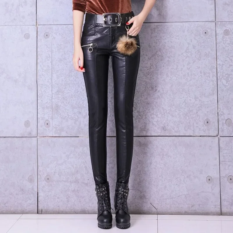 Skinny Long Leggings Pants for Women Slim Pencil Woman Trousers New In High Quality Korean Fashion Clothing Chic and Elegant 90s